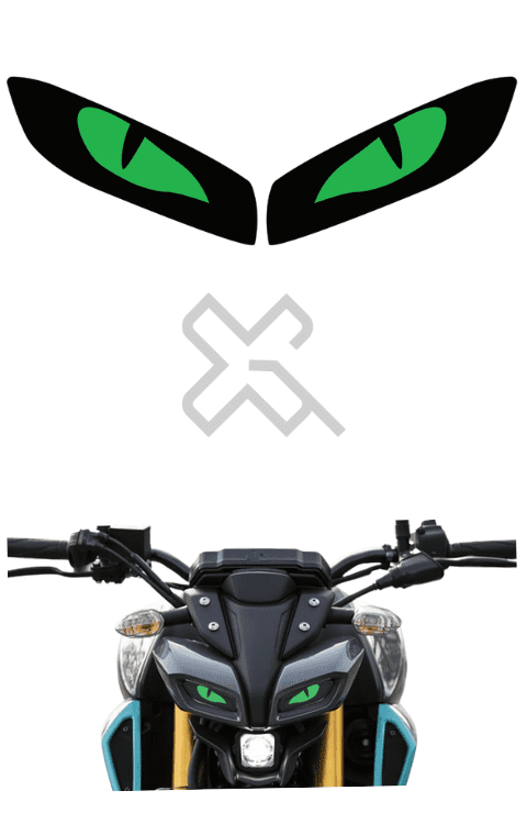 MT15 Headlight Sticker Eye Design